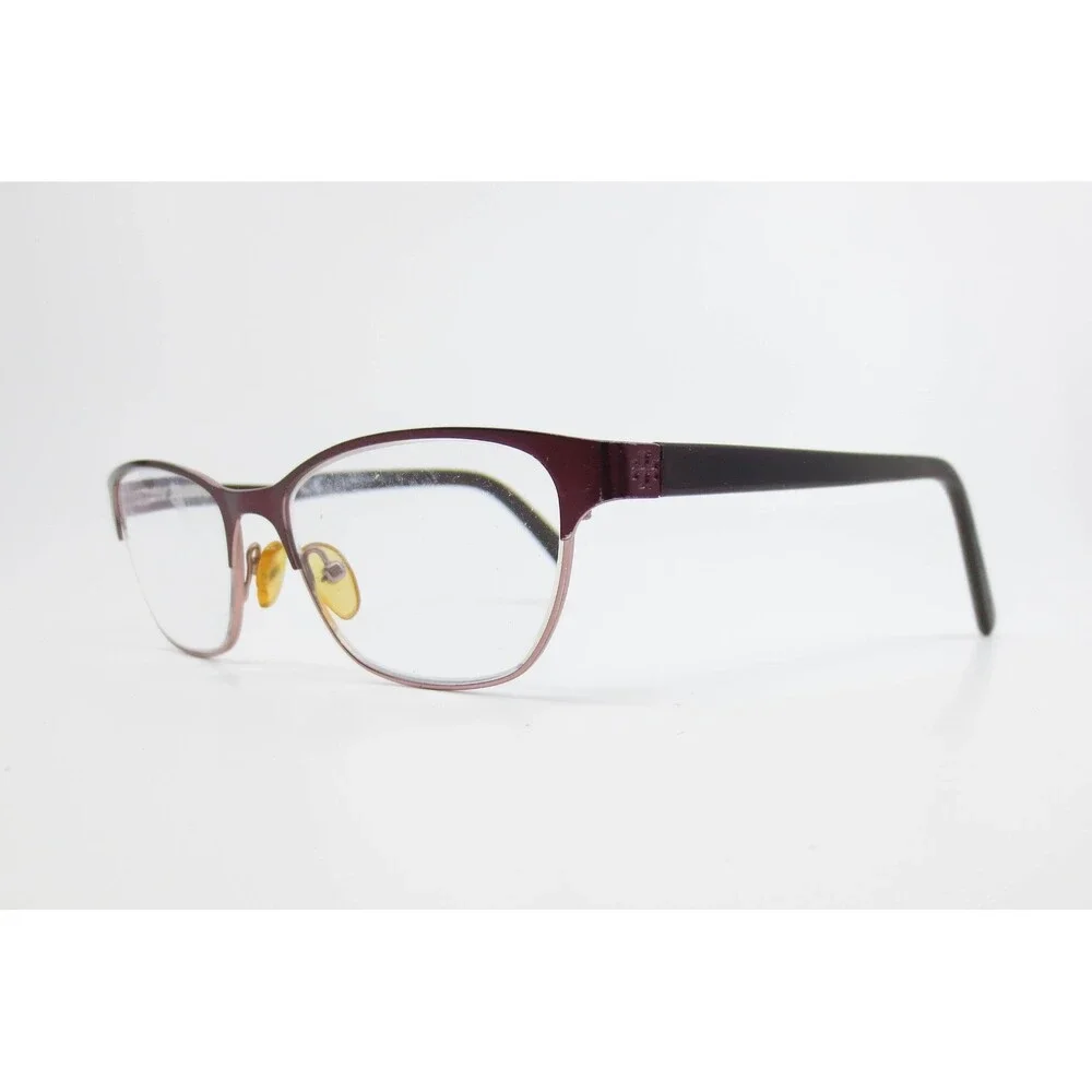 Tory Burch TY 1015 346 Burgundy Rose Gold Cat Eye Eyeglasses Frames 51-16-135